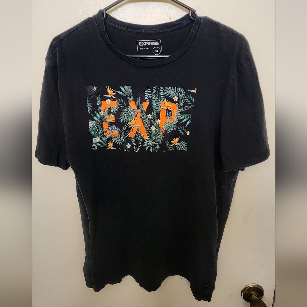 Men's Black Express Short Sleeve Tee